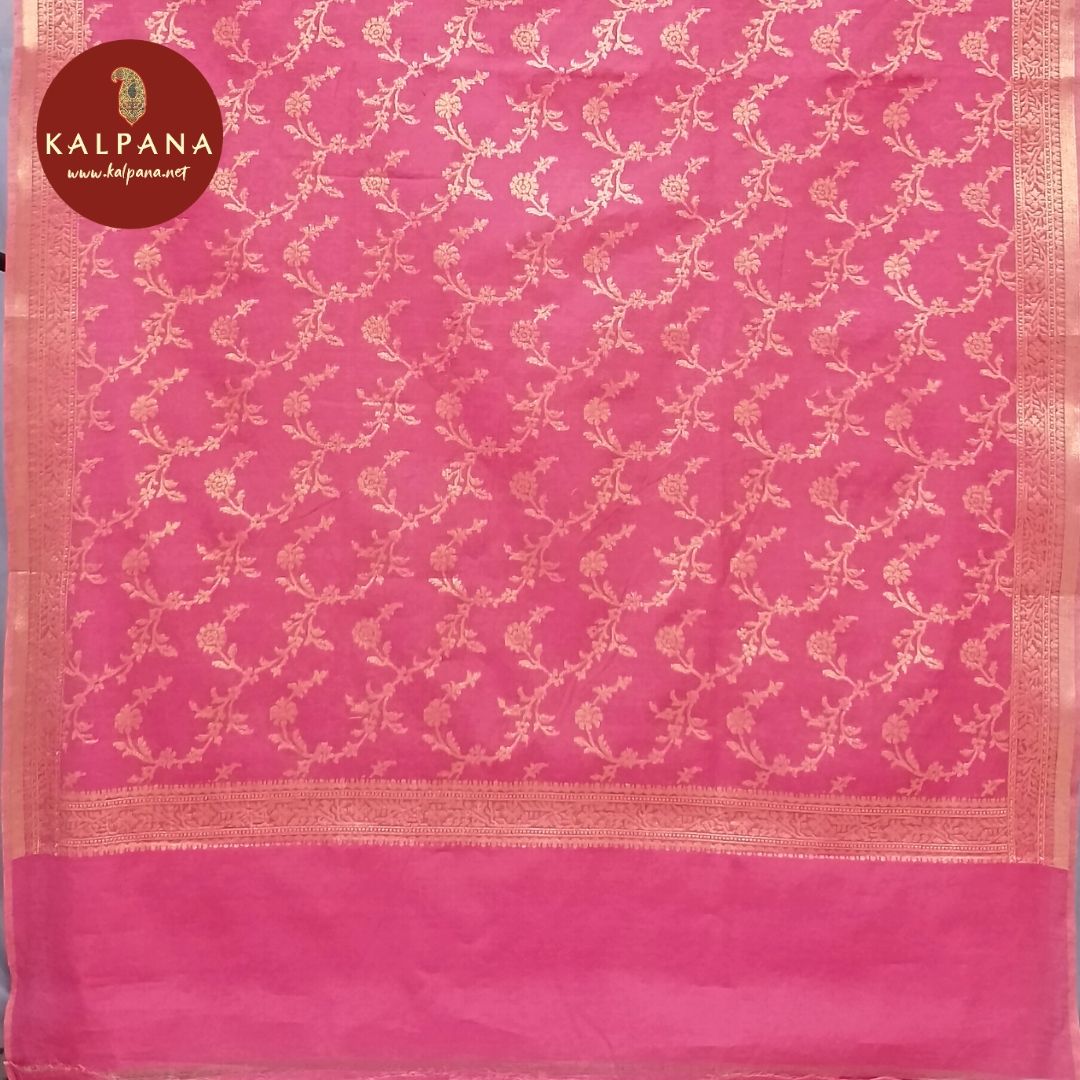 Woven Zari SICO Cotton Unstitched Suit - Kalpana