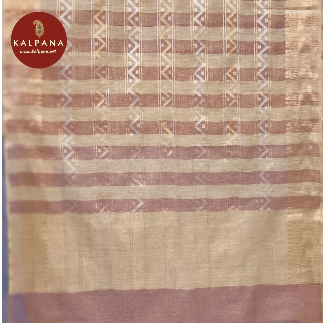 Woven Zari  Linen Saree