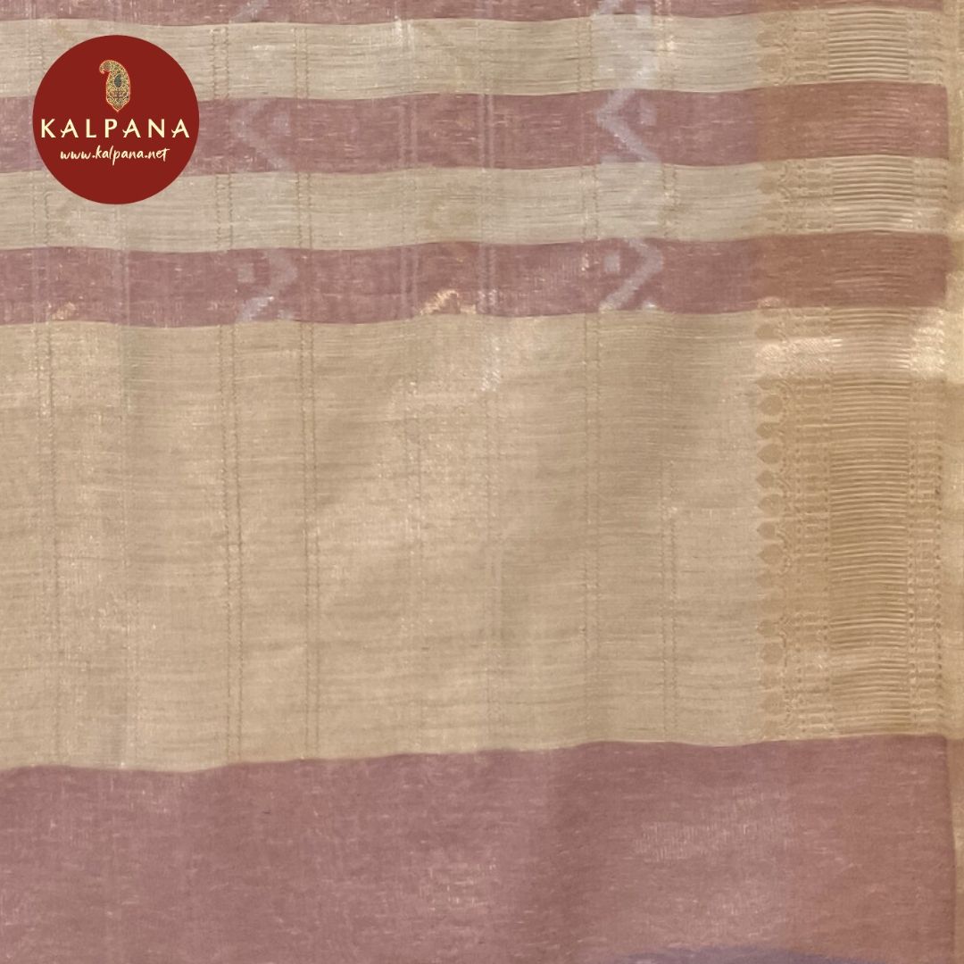 Woven Zari Linen Saree
