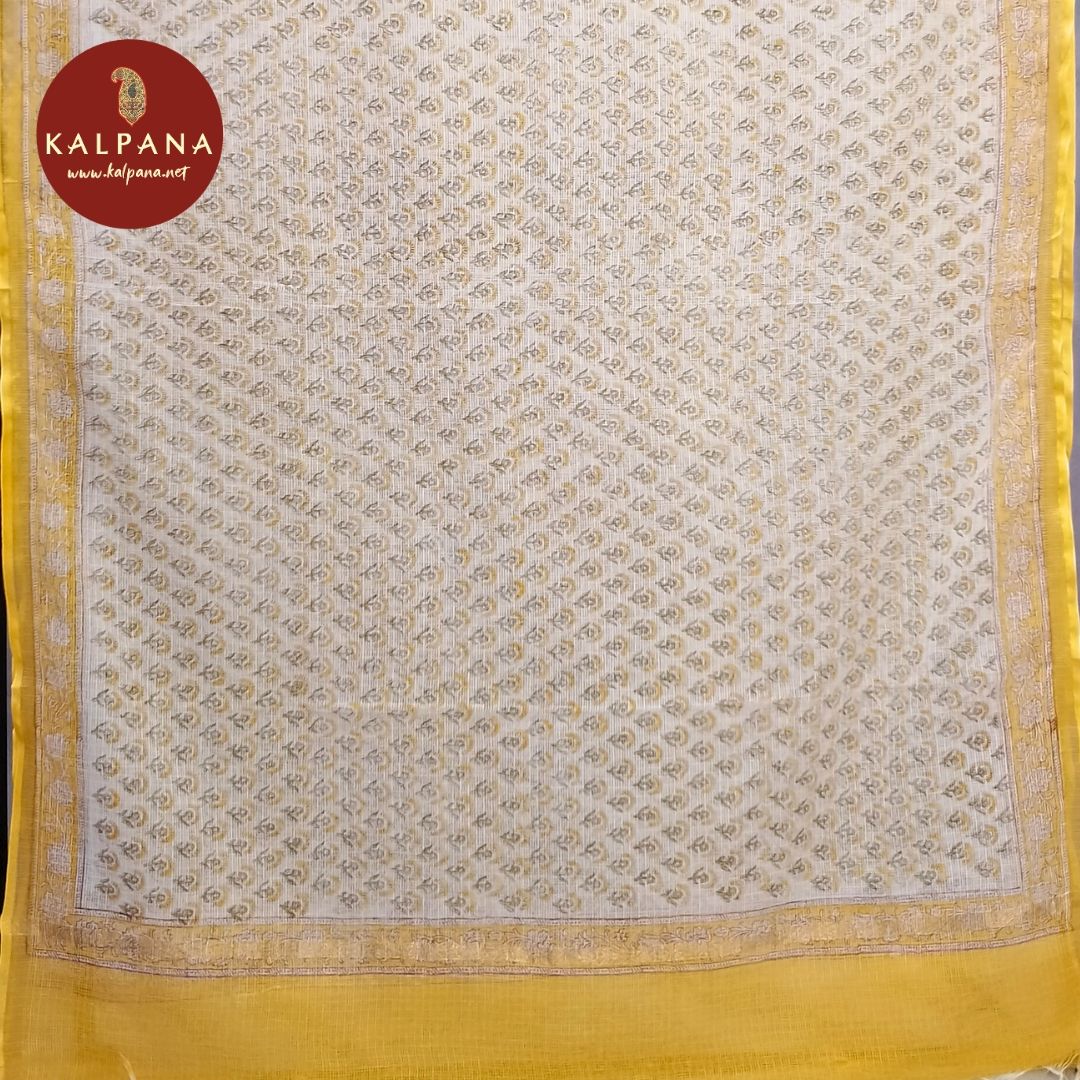 Printed Blended Silk Kota Unstitched Suit