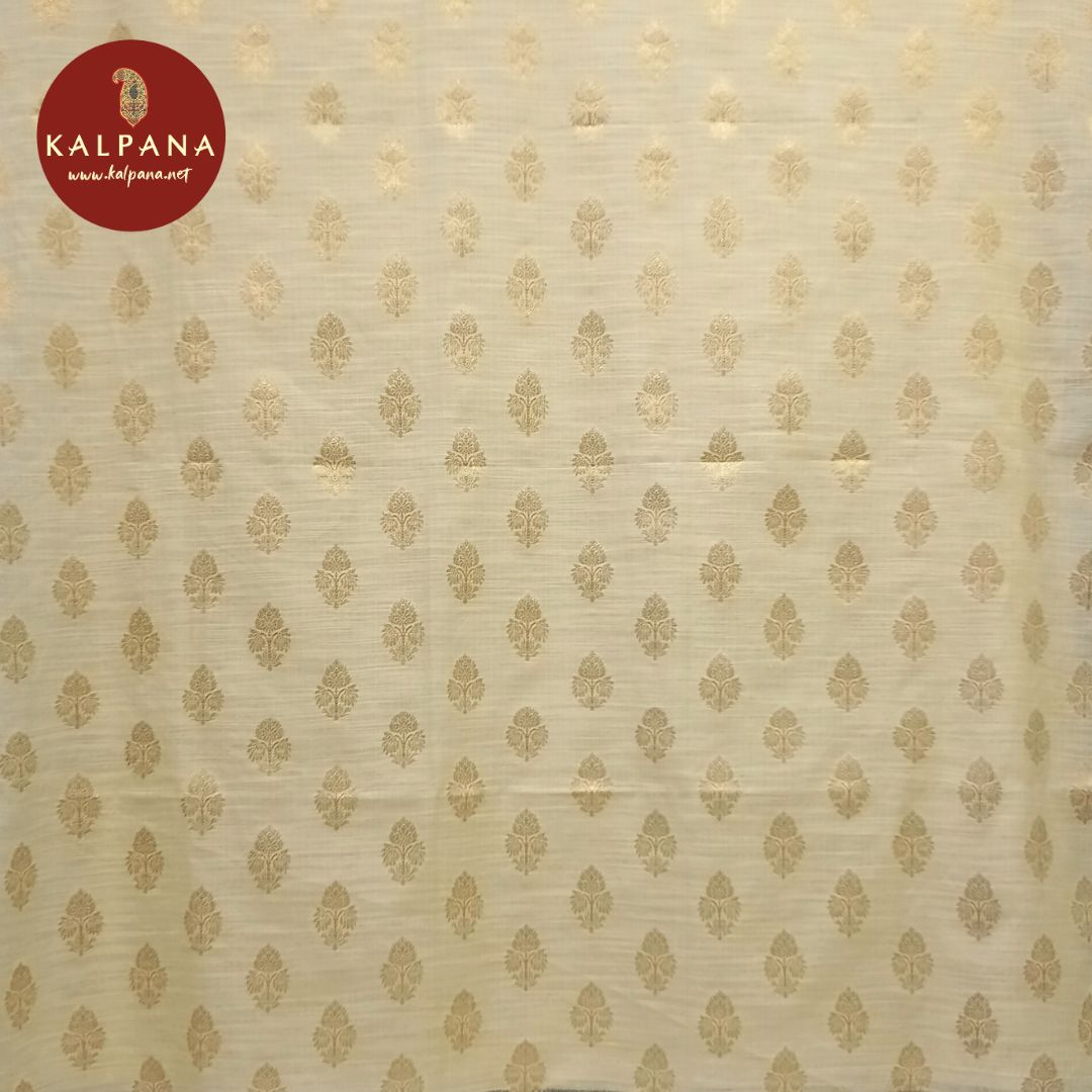 Woven Zari Blended SICO Cotton Unstitched Suit