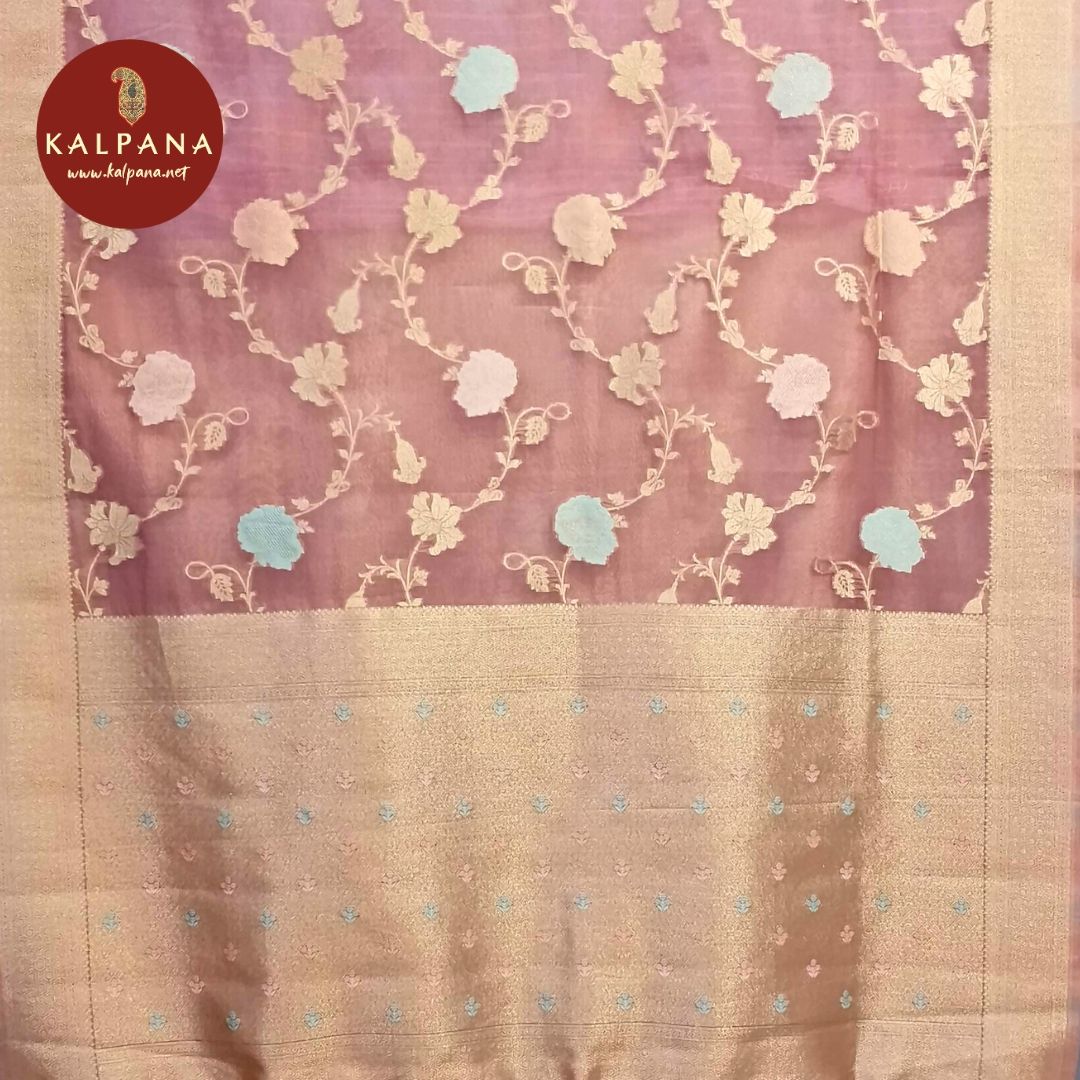 Woven Zari Organza Saree