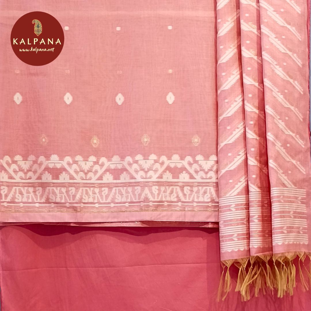 Woven Zari Blended SICO Cotton Unstitched Suit