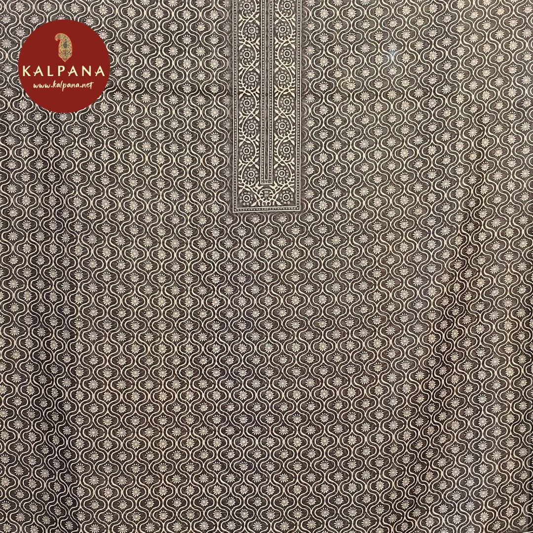 Printed Blended SICO Cotton Unstitched Suit