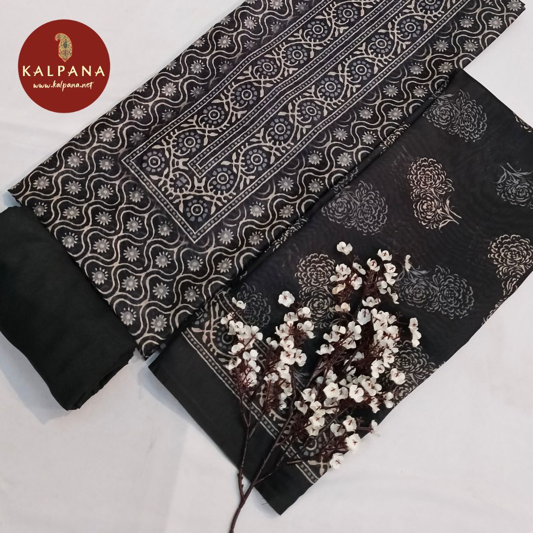 Shirt: Dark Grey Coloured Printed Blended SICO Cotton Unstitched Suit and Border.
Dupatta: Dark Grey Color Printed SICO Cotton Dupatta.
Bottom: Dark Grey Blended SICO Cotton Bottom.
Perfect for Semi,Formal,Wear.
Recommended for Summer season(s). Dry Clean Only
Shirt Fabric: 2.5 mts
Salwar Fabric: 2.4 mts
Dupatta: 2.4 mts
Country Of Origin:India
Weight: 500 gms