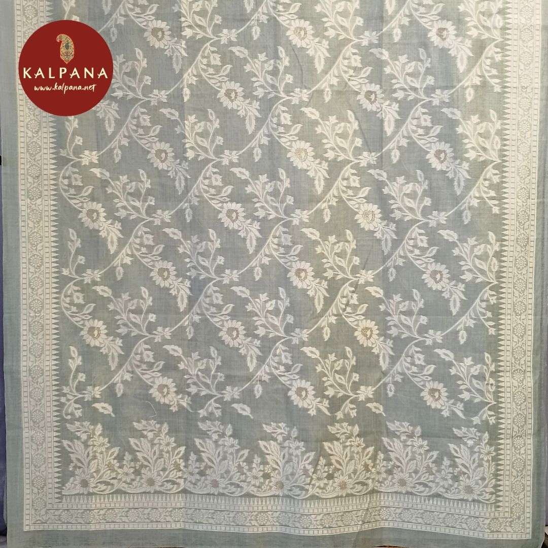 Woven Zari Blended SICO Cotton Unstitched Suit