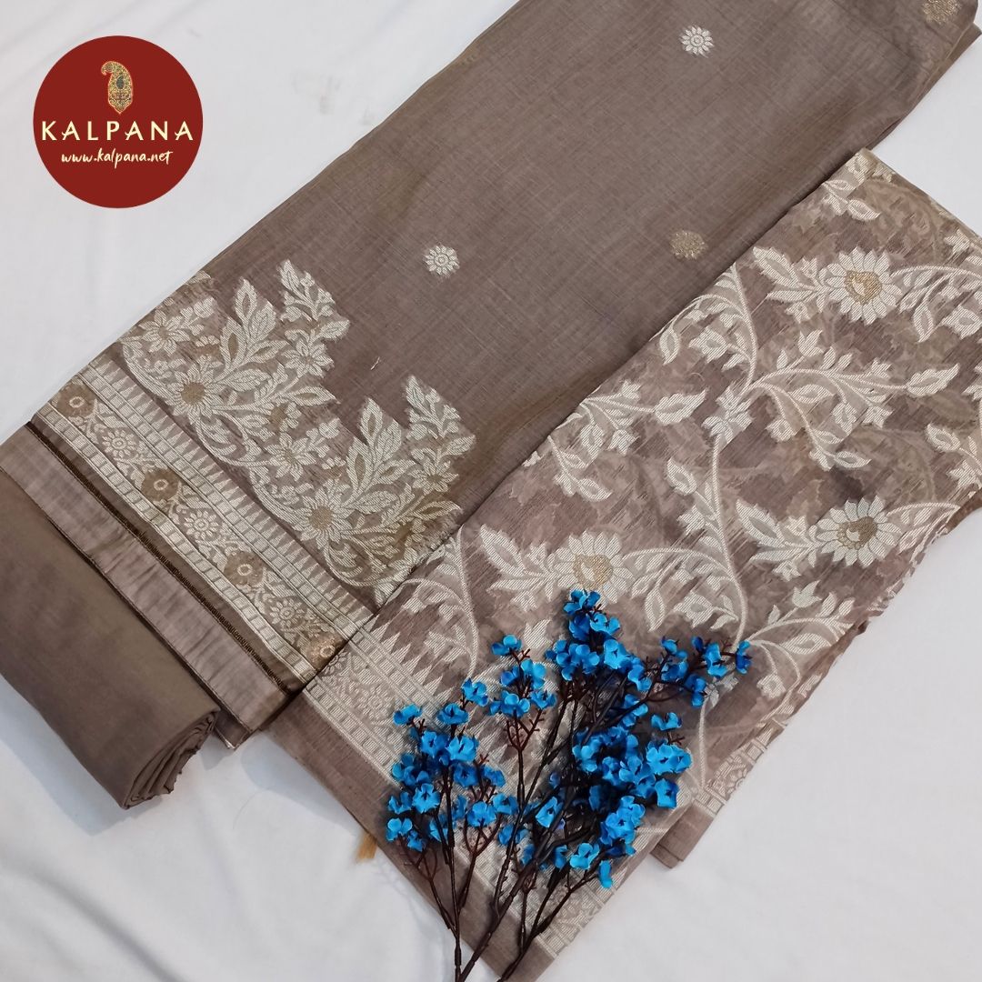 Shirt: Light Grey Coloured Woven Zari Blended SICO Cotton Unstitched Suit and Border.
Dupatta: Light Grey Color Woven Zari Dupatta.
Bottom: Light Grey Blended SICO Cotton Bottom.
Perfect for Formal,Wear.
Recommended for Summer season(s). Dry Clean Only
Shirt Fabric: 2.5 mts
Salwar Fabric: 2.4 mts
Dupatta: 2.4 mts
Country Of Origin:India
Weight: 500 gms