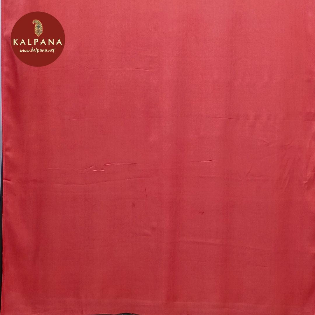 Embroided Blended Tussar Silk Unstitched Suit