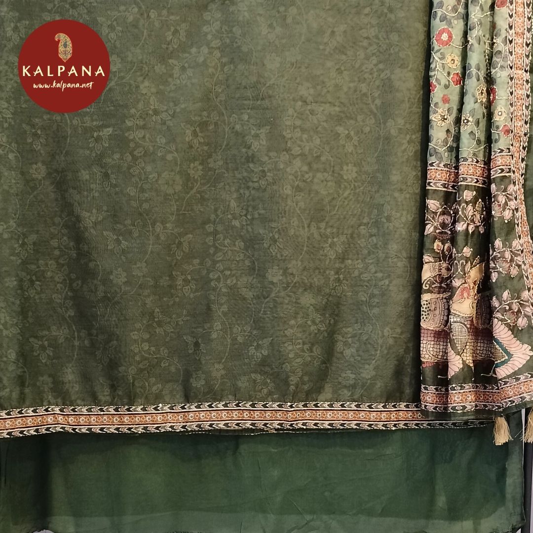 Printed With Embroidery SICO Cotton Unstitched Suit