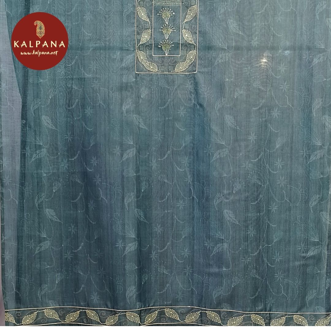 Printed With Embroidery SICO Cotton Unstitched Suit