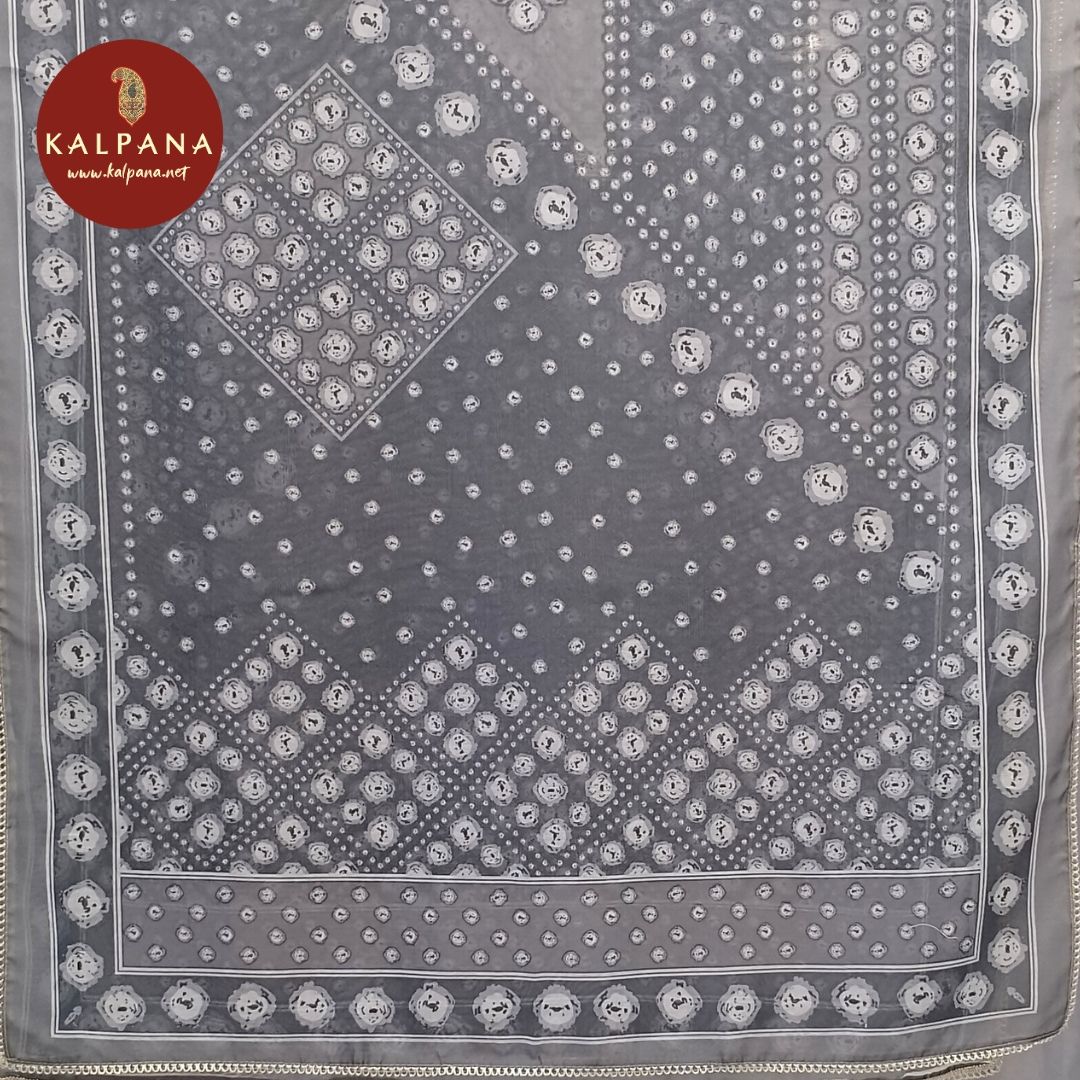 Printed With Embroidery SICO Cotton Unstitched Suit