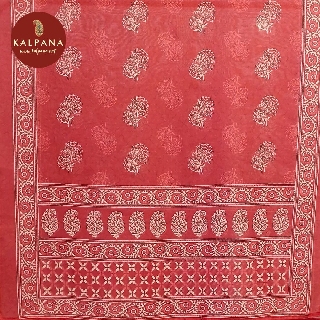 Printed Blended SICO Cotton Unstitched Suit - Kalpana