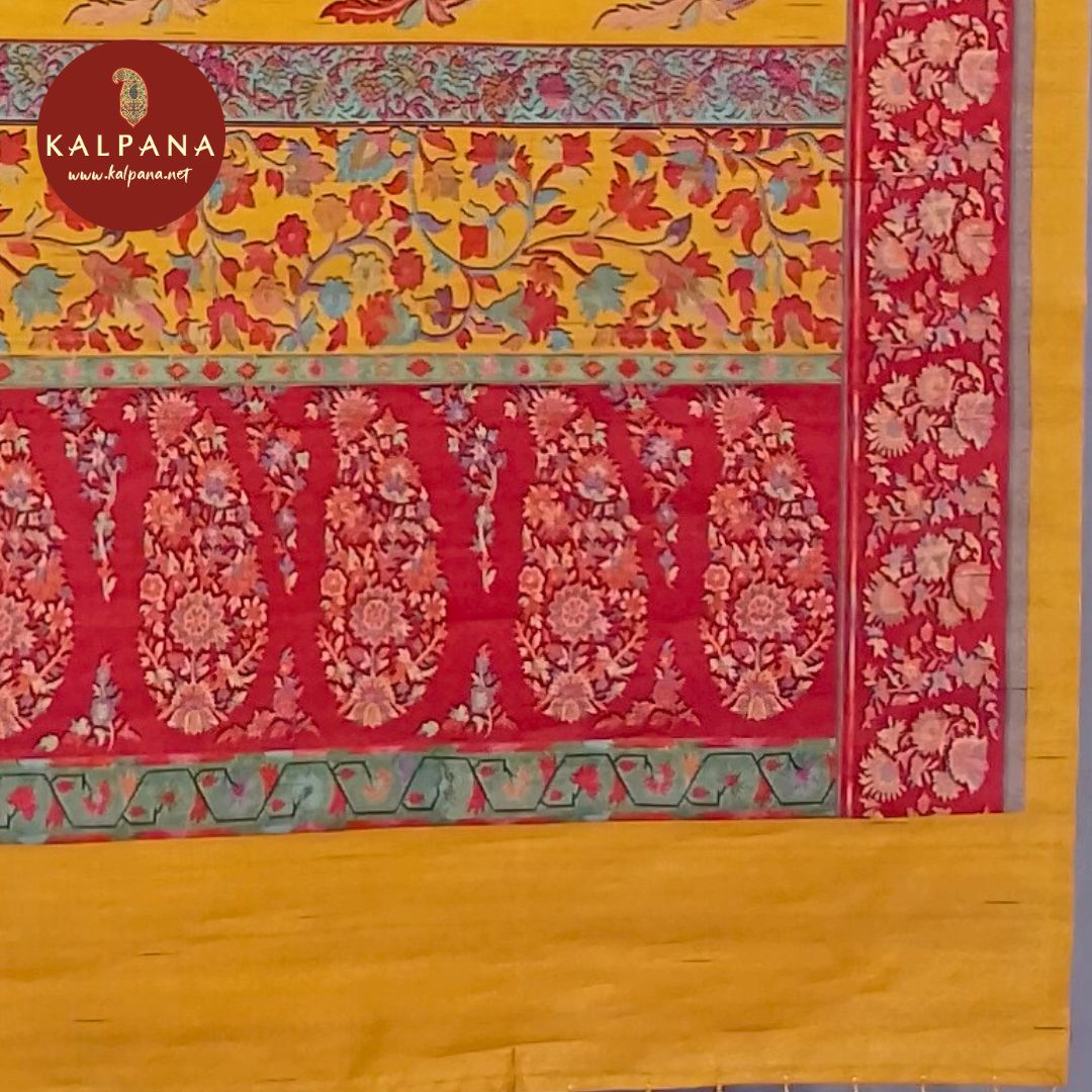 Printed Cotton Tusser Saree