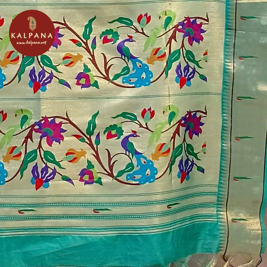 Woven Zari Cotton Tusser Saree