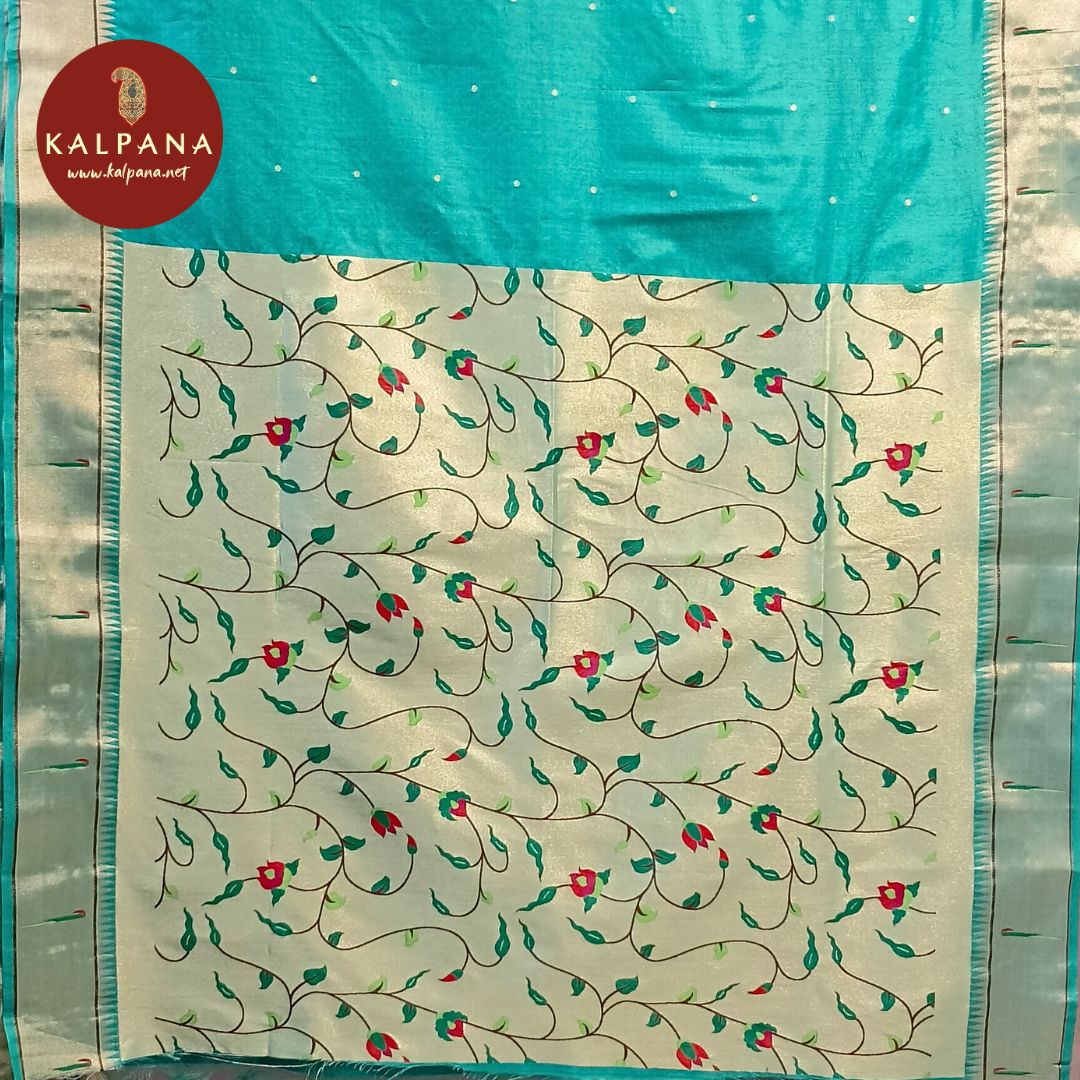 Woven Zari Cotton Tusser Saree