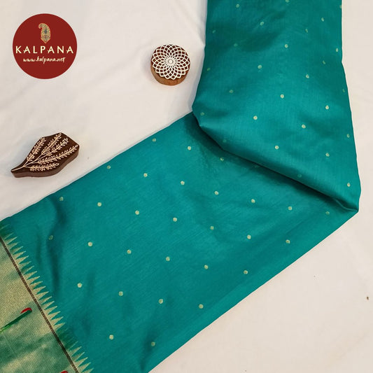Sea Green Woven Zari Cotton Tusser Saree
with Woven Zari Gold Color Palla,Border
The Gold Colored Cotton Tusser Unstitched Blouse
Which is Perfect for Semi,Formal,Wear in Summer season(s). Dry Clean Only.
Saree 5.4 mts
Blouse 0.8 mts
Country Of Origin:India
Weight: 500 gms