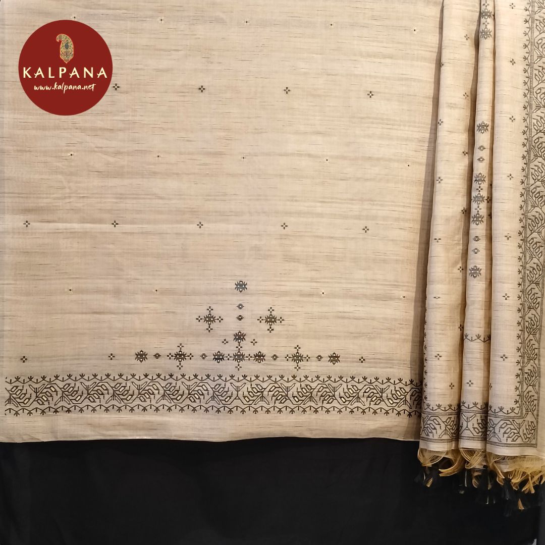 Woven Cotton Tusser Unstitched Suit