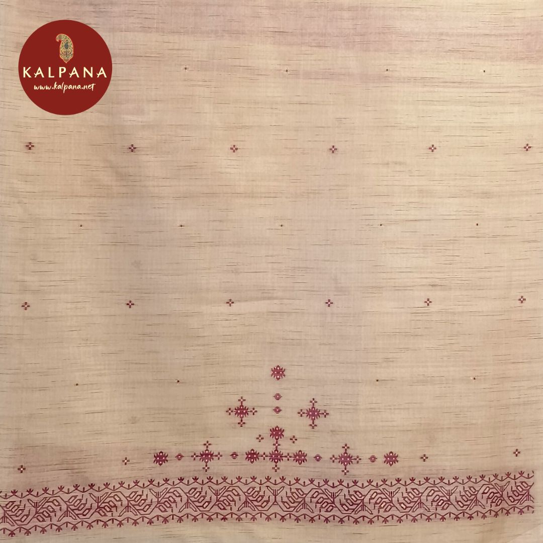 Woven Cotton Tusser Unstitched Suit