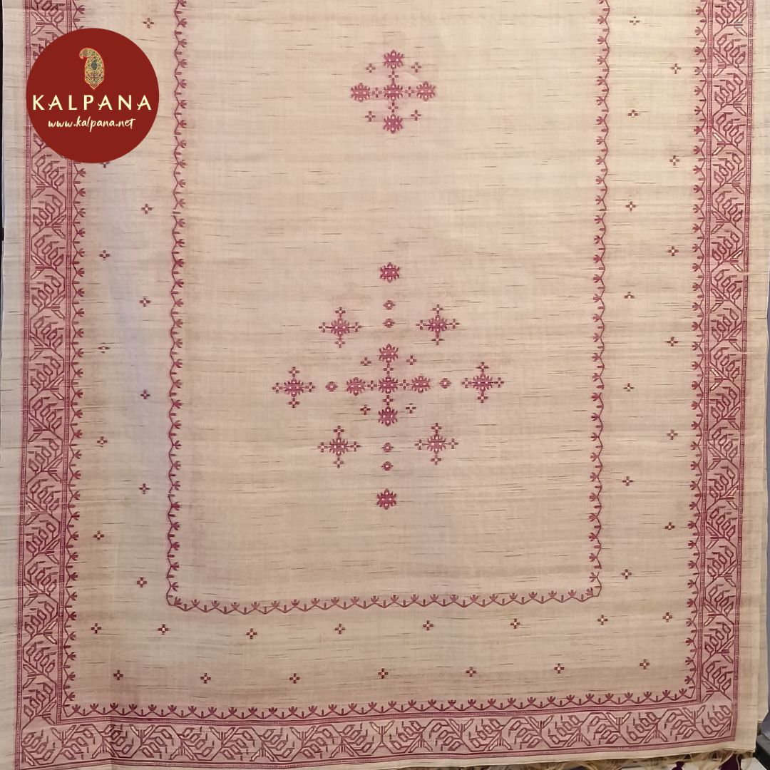 Woven Cotton Tusser Unstitched Suit