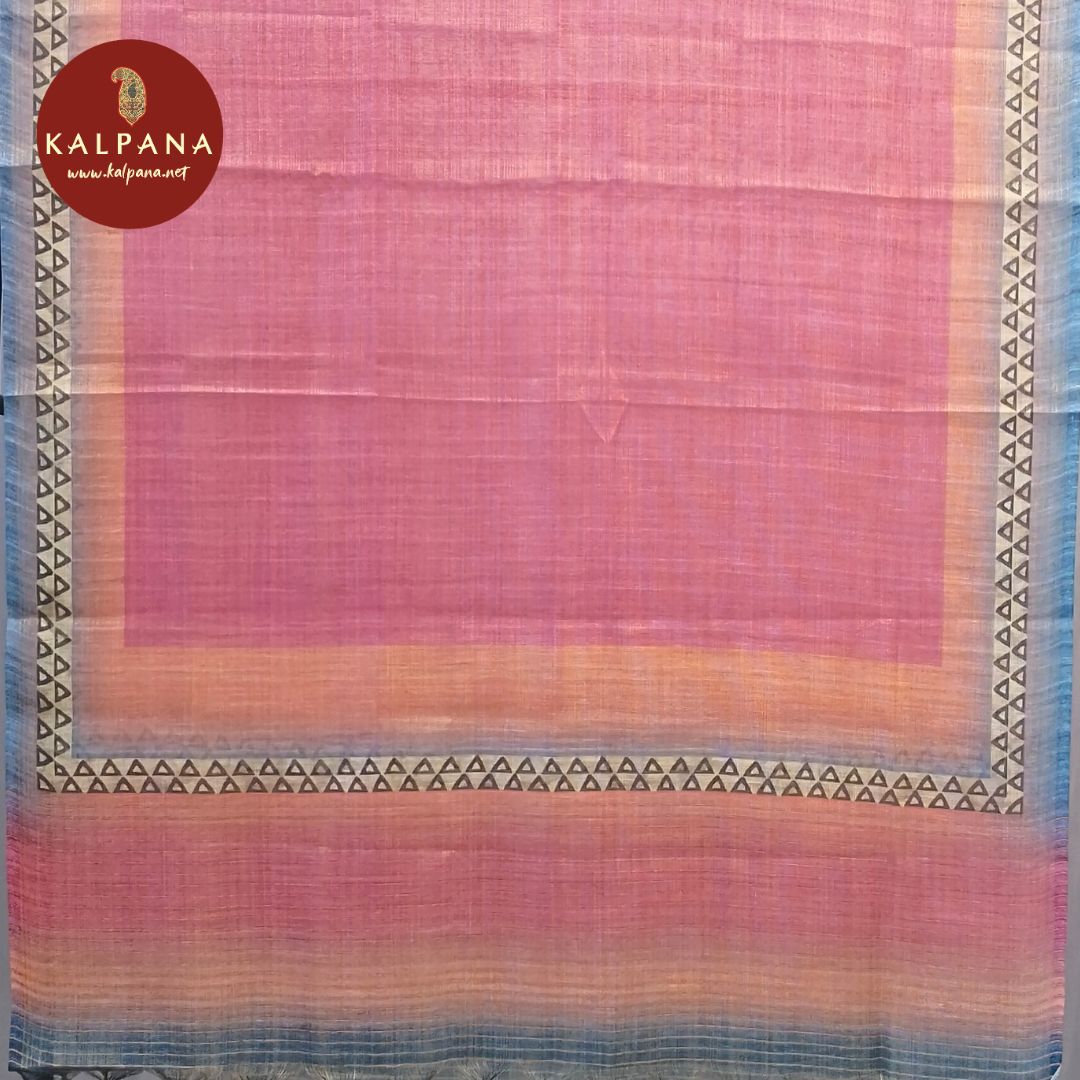 Printed With Embroidery Blended Linen Unstitched Suit - Kalpana