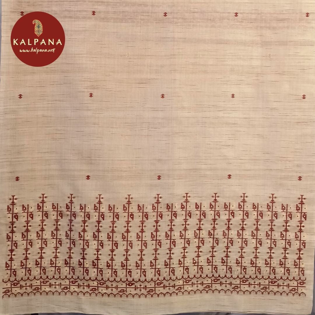 Woven Cotton Tusser Unstitched Suit