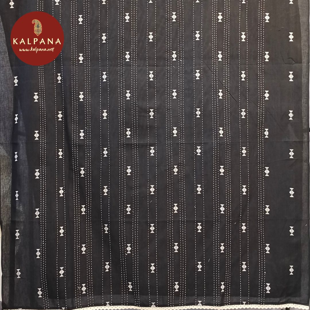 Handloom Embroided Cotton Unstitched Suit