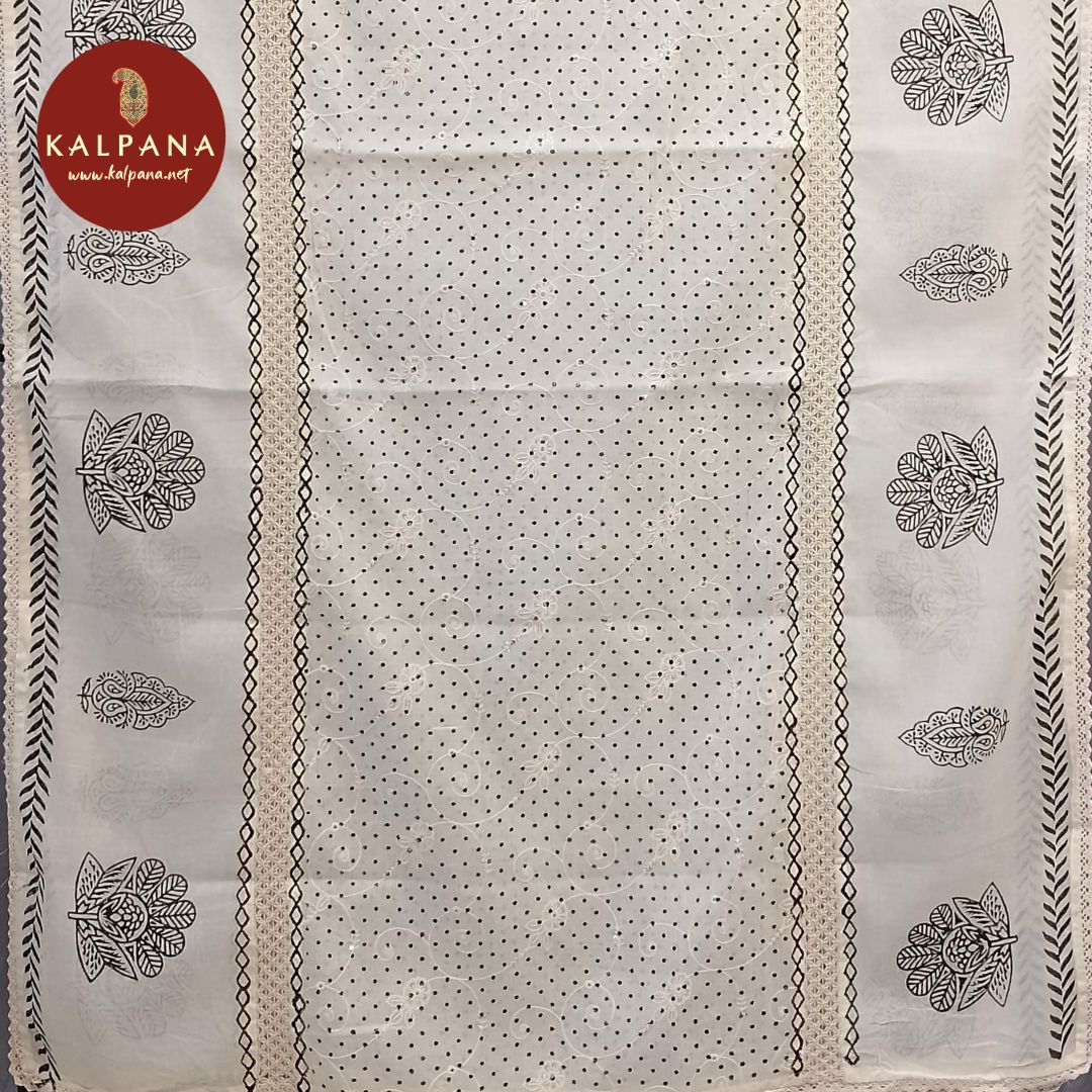 Handloom Embroided Cotton Unstitched Suit