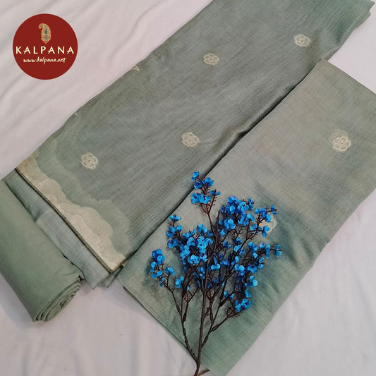 Shirt: Light Green Coloured Woven Zari Blended SICO Cotton Unstitched Suit.
Dupatta: Light Green Color Woven Zari SICO Cotton Dupatta.
Bottom: Light Green Blended SICO Cotton Bottom.
Perfect for Formal,Wear. 
Recommended for Summer season(s). Dry Clean Only
Shirt Fabric: 2.5 mts
Salwar Fabric: 2.4 mts
Dupatta: 2.4 mts
Country Of Origin:India
Weight: 500 gms