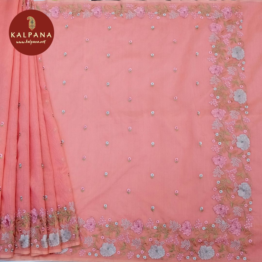 Embroidery SICO Cotton Saree