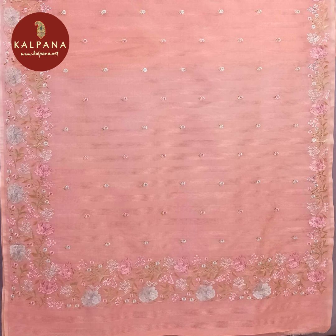 Embroidery SICO Cotton Saree