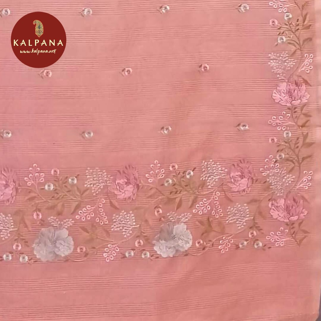 Embroidery SICO Cotton Saree