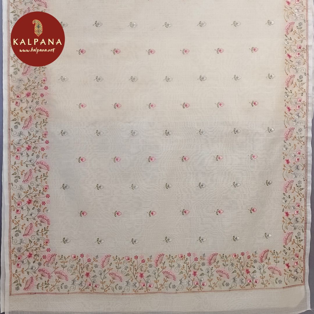 Embroidery SICO Cotton Saree