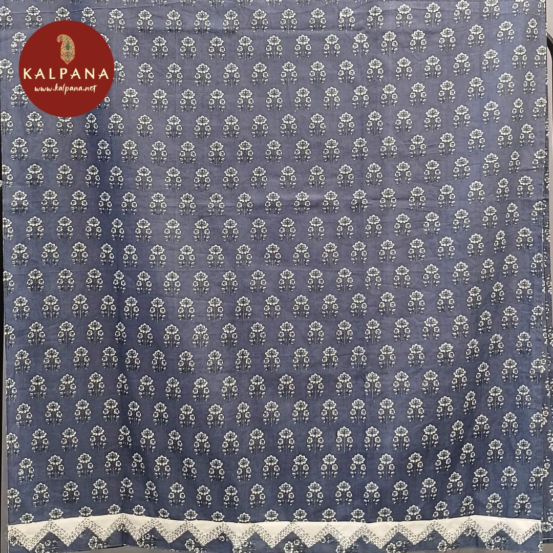 Printed With Embroidery Cotton Unstitched Suit