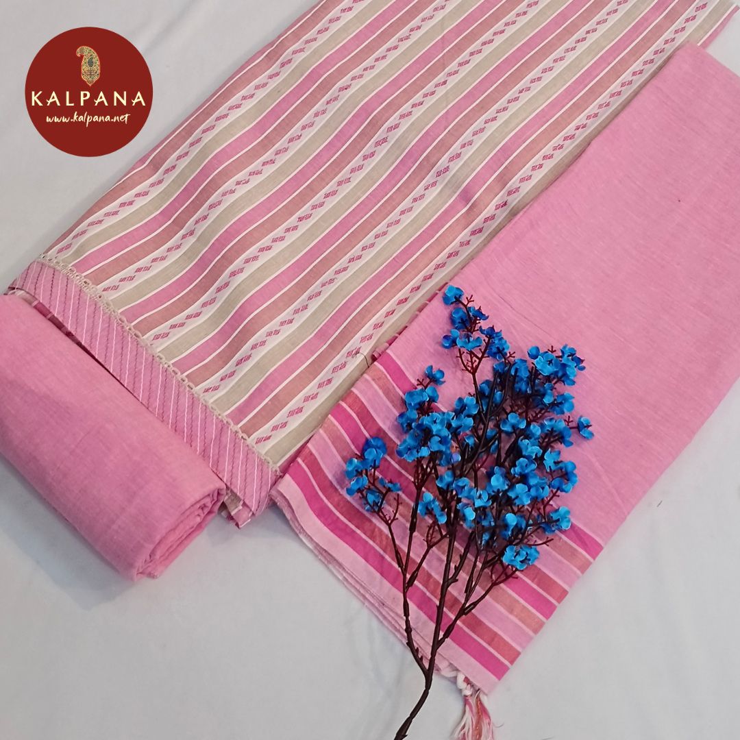 Shirt: Light Pink Coloured Embroided Pure Cotton Unstitched Suit.
Dupatta: Light Pink Color Embroided Cotton Dupatta.
Bottom: Light Pink Pure Cotton Bottom.
Perfect for Semi,Formal,Wear.
Recommended for Summer season(s). Dry Clean Only
Shirt Fabric: 2.5 mts
Salwar Fabric: 2.4 mts
Dupatta: 2.4 mts
Country Of Origin:India
Weight: 500 gms