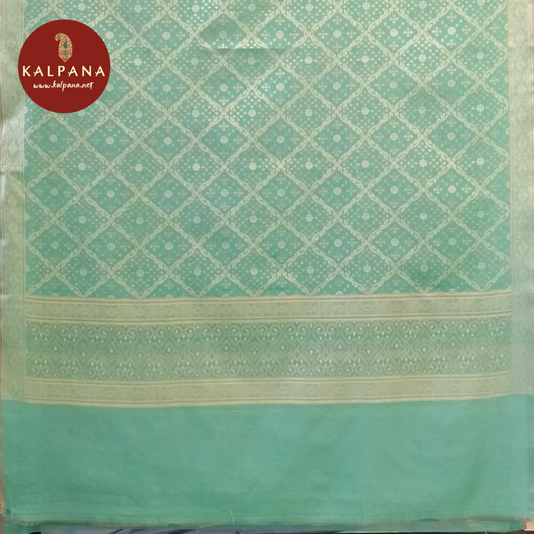 Woven Zari SICO Cotton Unstitched Suit - Kalpana