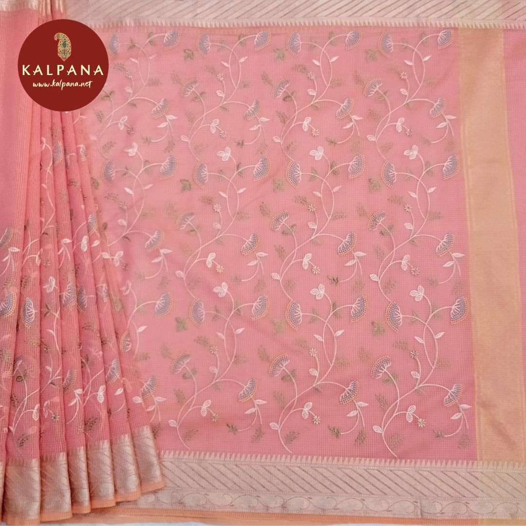 Embroided Blended SICO Cotton Saree