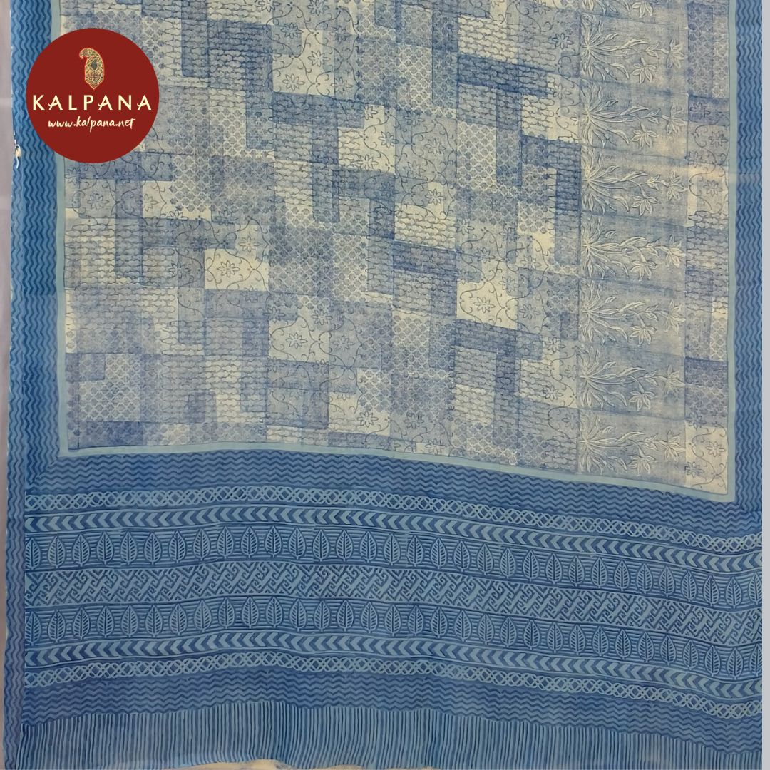 Printed Crepe Saree