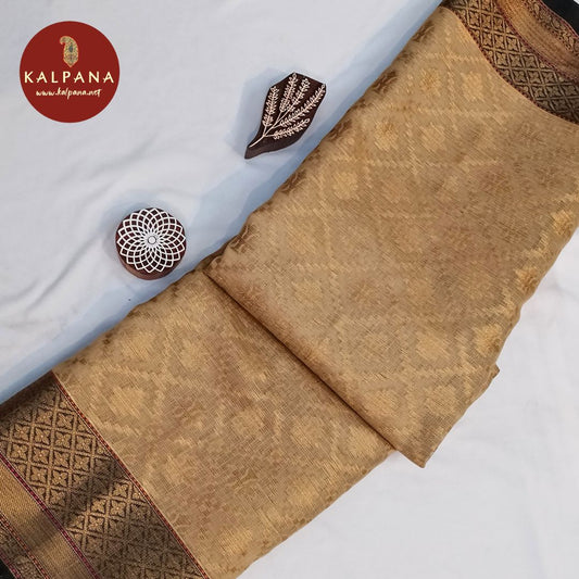 Dark Khaki Woven SICO Cotton Saree
with Woven Dark Khaki Color Palla
The Brown Colored SICO Cotton Unstitched Blouse
Which is Perfect for Semi,Formal,Wear in Summer season(s). Dry Clean Only.
Saree 5.4 mts
Blouse 0.8 mts
Country Of Origin:India
Weight: 500 gms