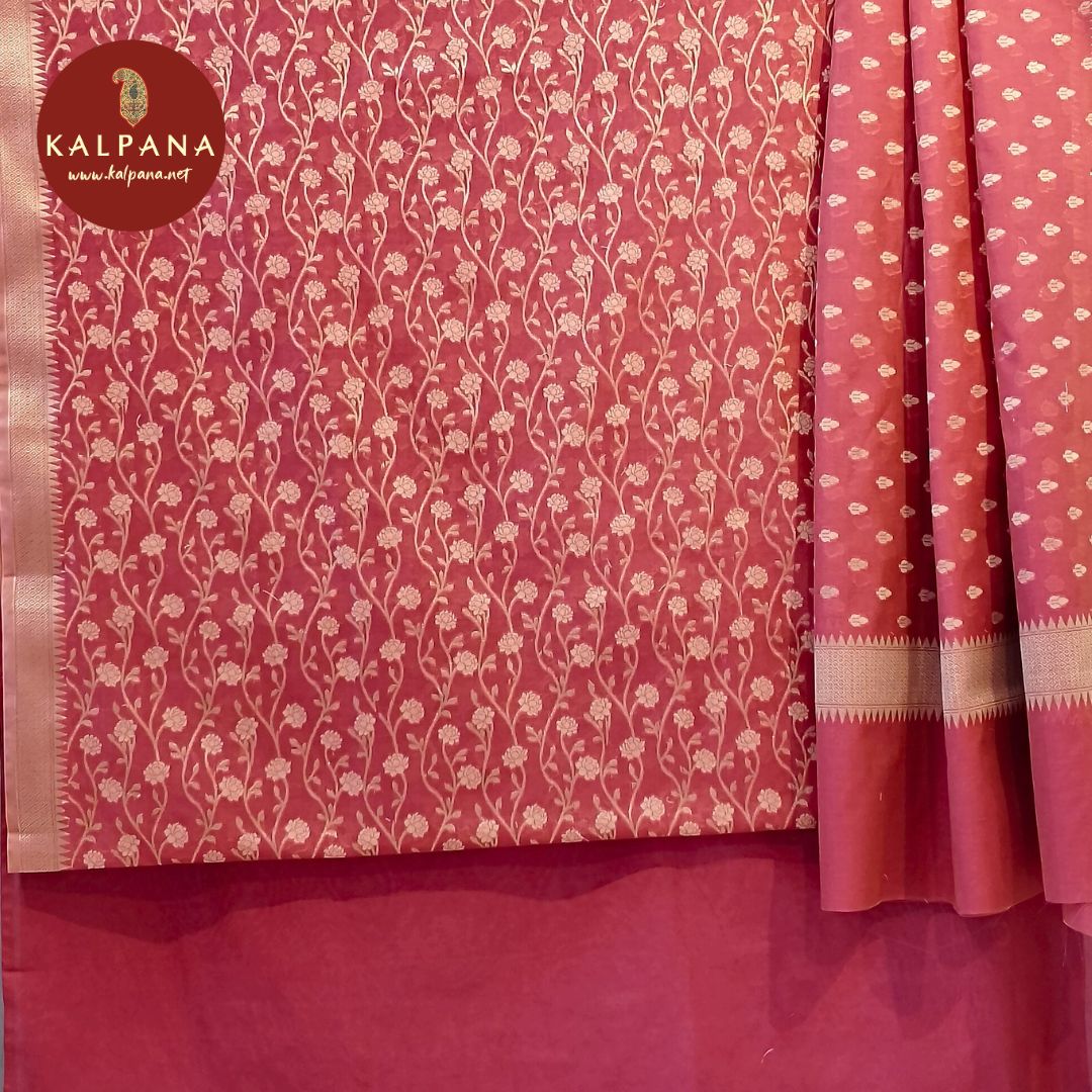 Woven Zari SICO Cotton Unstitched Suit
