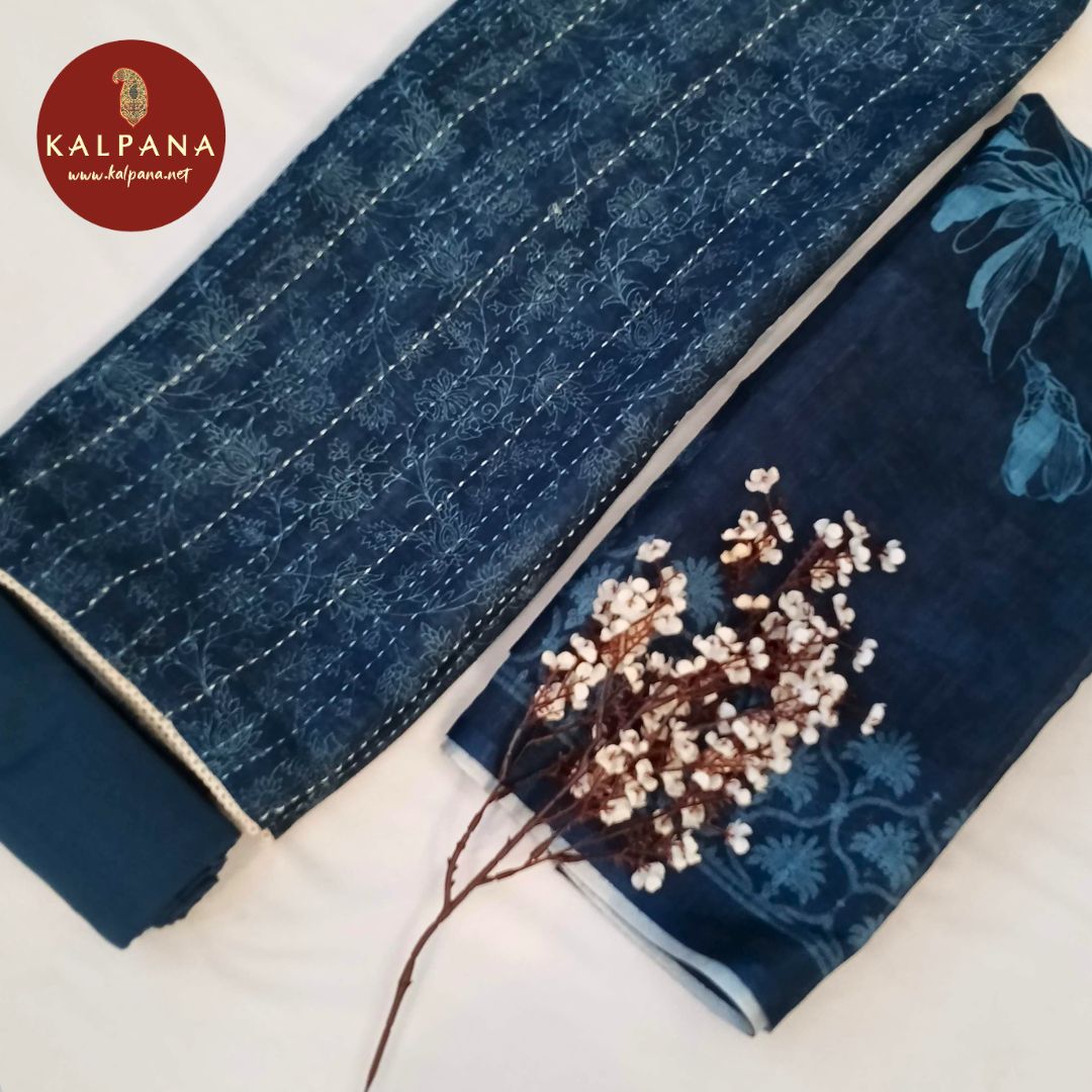 Shirt: Dark Blue Coloured Embroided Pure Linen Unstitched Suit.
Dupatta: Dark Blue Color Embroided Linen Dupatta.
Bottom: Dark Blue Pure Linen Bottom.
Perfect for Formal,Wear.
Recommended for Summer season(s). Dry Clean Only
Shirt Fabric: 2.5 mts
Salwar Fabric: 2.4 mts
Dupatta: 2.4 mts
Country Of Origin:India
Weight: 500 gms