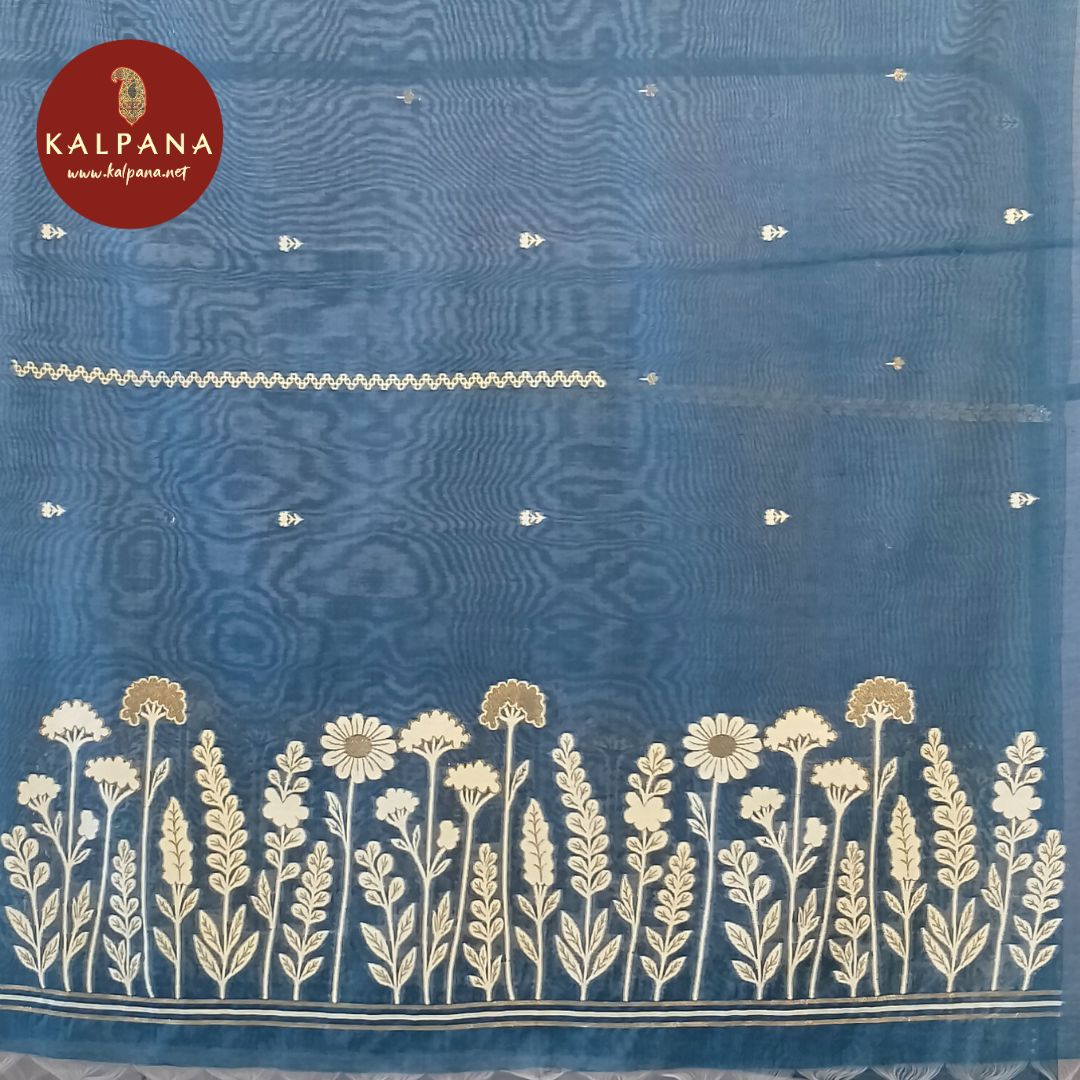 Woven Zari Blended SICO Cotton Unstitched Suit - Kalpana