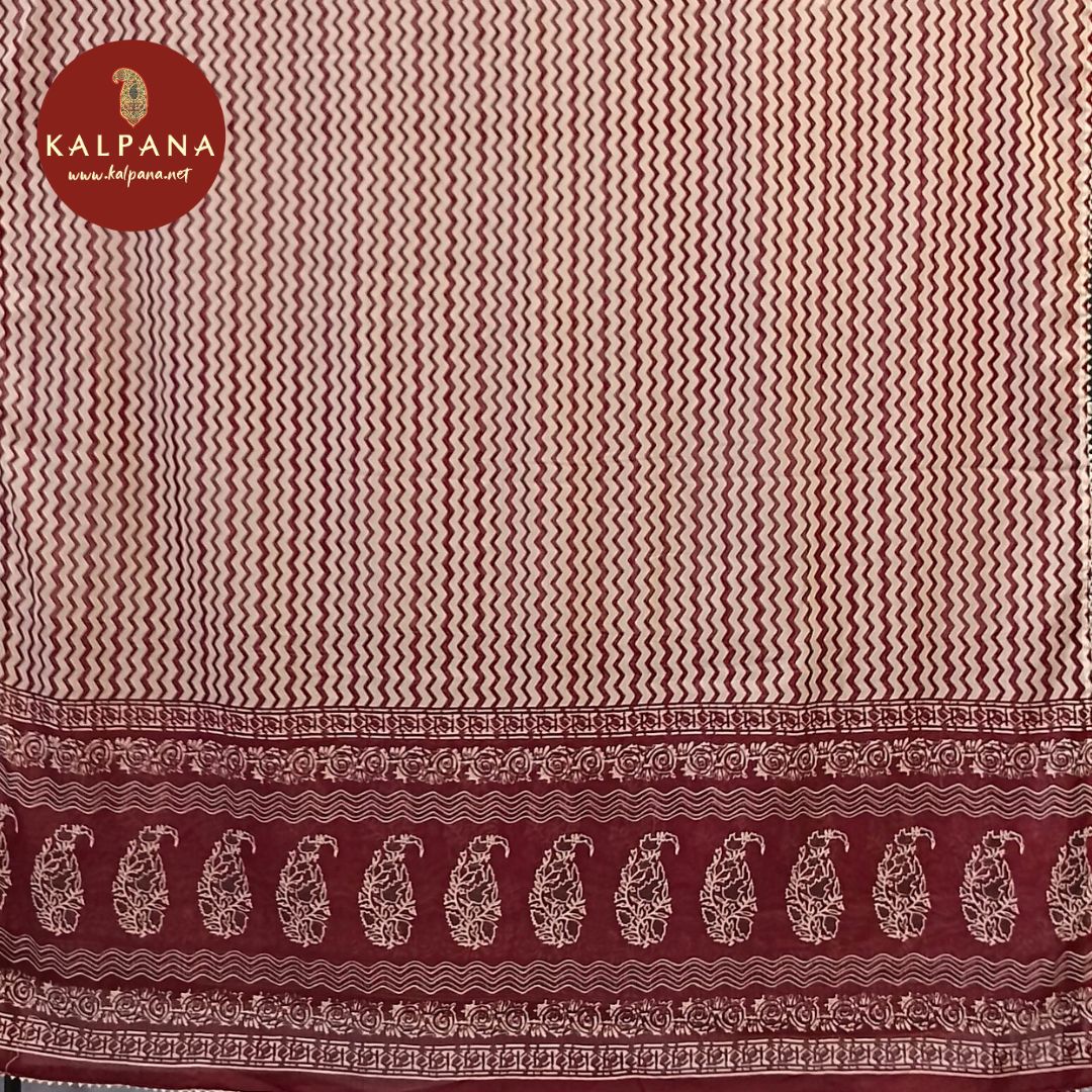 Printed With Embroidery Pure Cotton Unstitched Suit - Kalpana