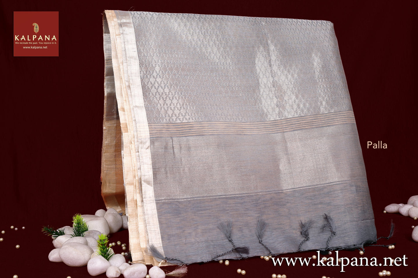 Handloom Pure Linen Saree