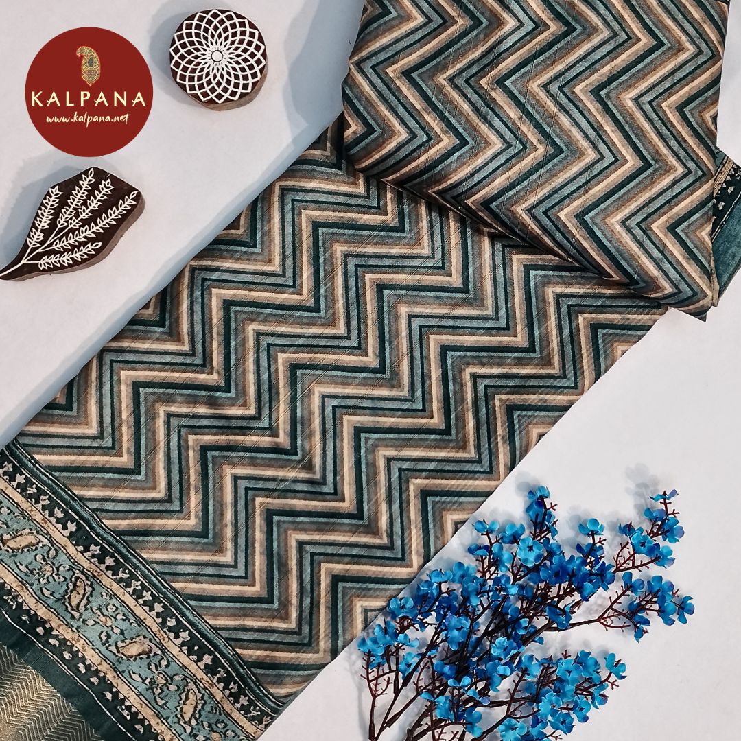 Printed Blended Tussar Silk Saree