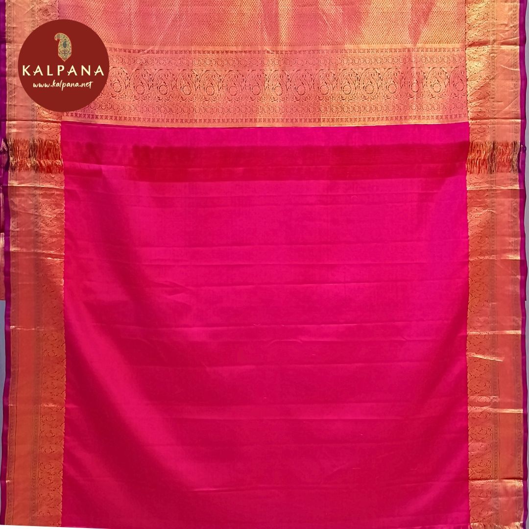 Woven Zari Handloom South Silk Saree
