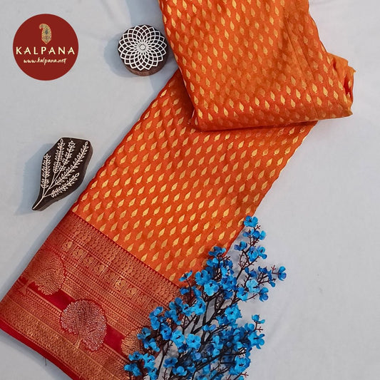 Orange Woven Zari Handloom SICO Silk Saree
with Woven Zari Handloom Orange Color Palla,Border
The Red Colored Plain SICO Silk Unstitched Blouse
Which is Perfect for Semi,Formal,Wear in Summer season(s). Dry Clean Only.
Saree 5.4 mts
Blouse 0.8 mts
Country Of Origin:India
Weight: 500 gms