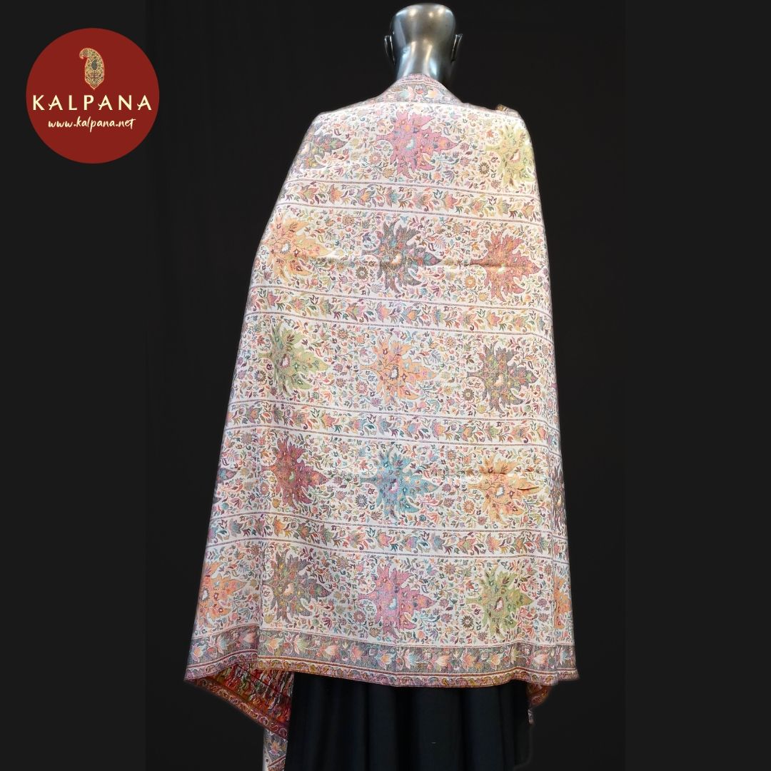 Off White Woven Woolen Shawls
with Woven Off White Color Border
Which is Perfect for Semi,Formal,Wear in winter season(s). Dry Clean Only.
Length: 2.4 mts
Country Of Origin:India
Weight: 300 gms