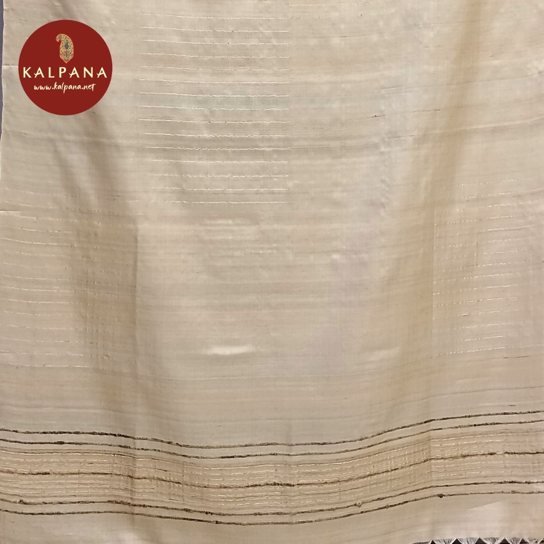 Handloom Tussar Silk Dupatta - Kalpana