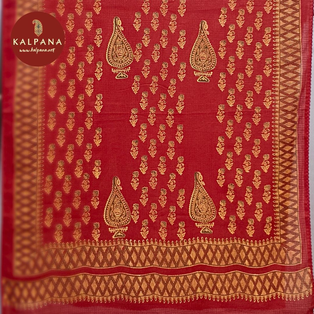 Embroided Cotton Unstitched Suit