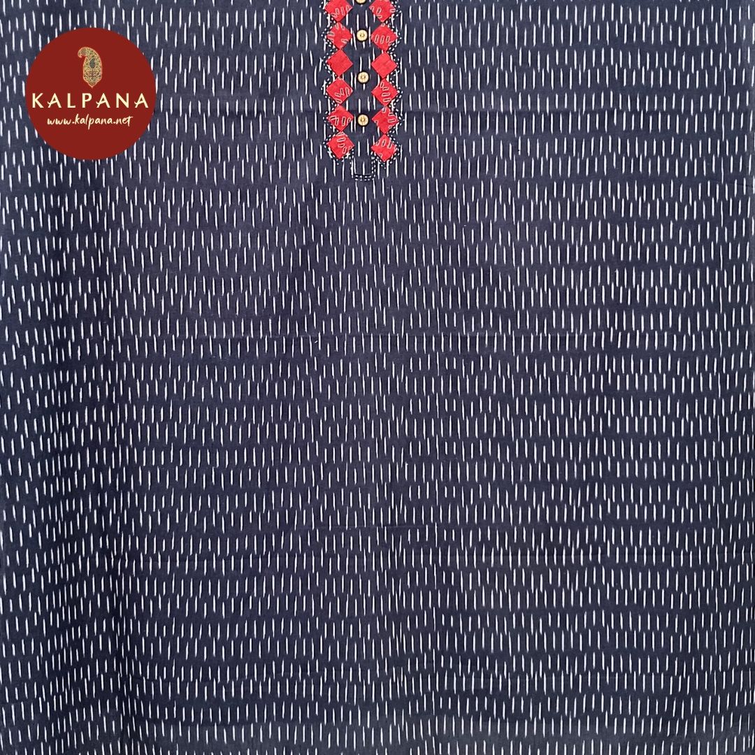 Printed With Embroidery Cotton Unstitched Suit